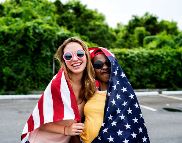 istock Group of girlfriends having fun together 845730312