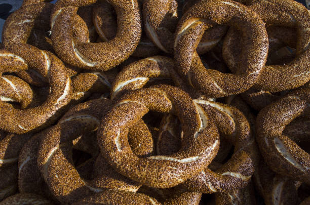istock Turkish Bagel in istanbul city 845732924