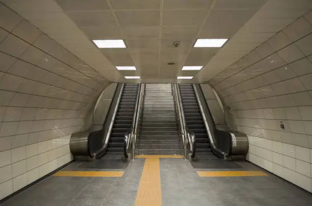 Photo of Escalators in exhibition