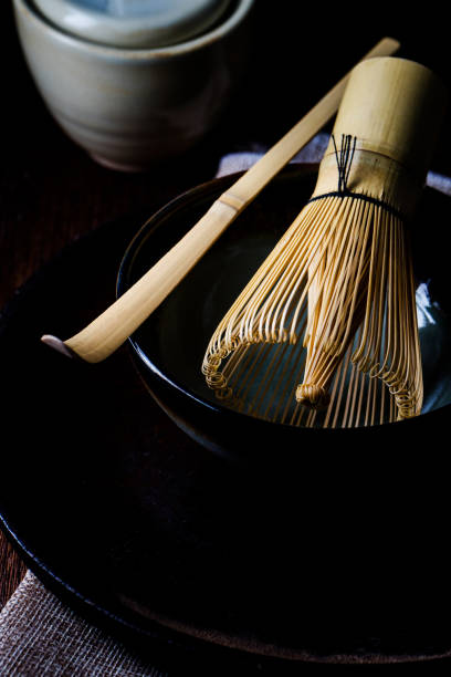 istock Japanese tea caddy and whisk for tea ceremony 845739926