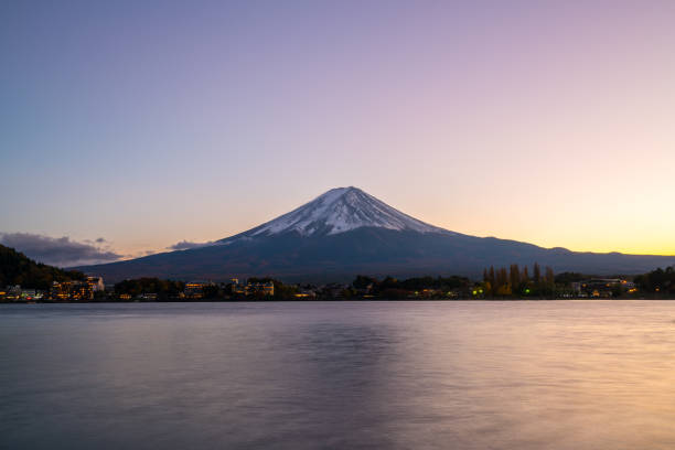 istock Mt Fuji in sunset twilight, Japan. 845743014