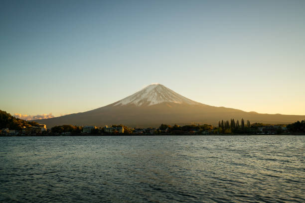 istock Mt Fuji in sunset twilight, Japan. 845743020