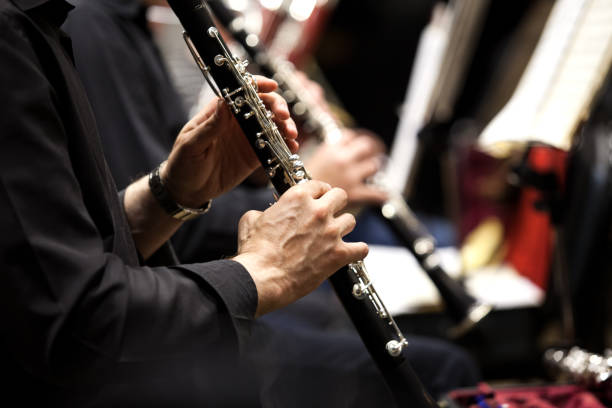 istock Hands of man playing the clarinet 845755110