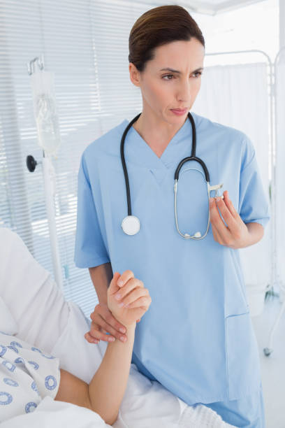 istock Doctor checking her patients heartbeat 845773132