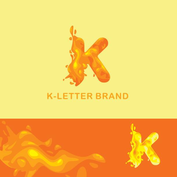 illustrations, cliparts, dessins animés et icônes de lettre. modèle de l’entreprise est un signe. style corporatif de la société sur la lettre r :, fond. lettre de liquide, de la peinture liquide, eau. - letter k blood alphabet drop