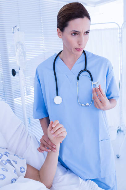 istock Doctor checking her patients heartbeat 845790466