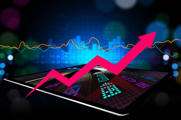 istock Stock market business graph 845790972