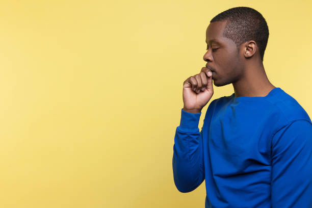 istock Praying African American male. Religious man 845796668