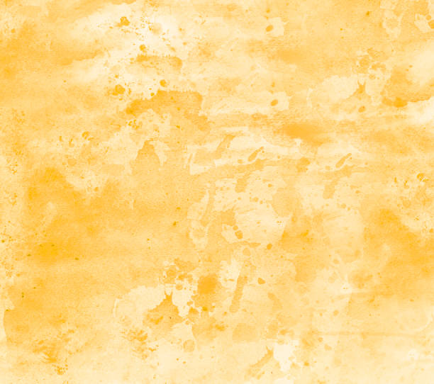 istock Yellow watercolor background 845802556