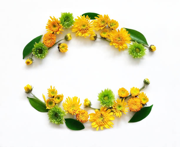 istock Wreath made of flowers 845802806