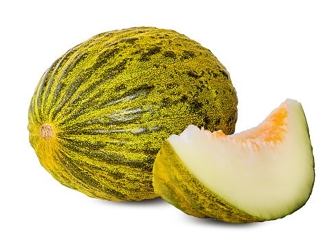 melon isolated on white backgroundmelon isolated on white background