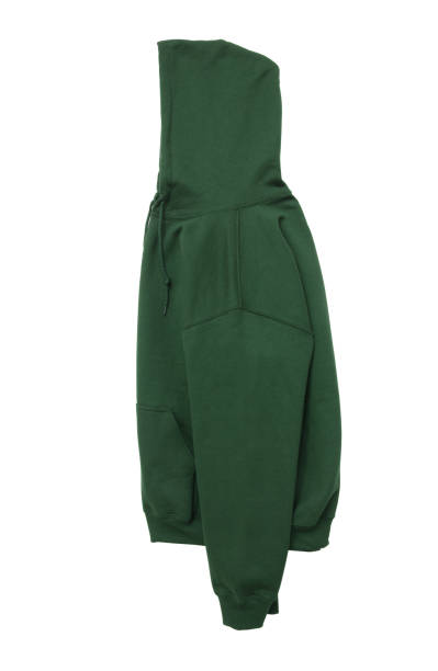 istock blank hoodie sweatshirt color green side arm view 845813114