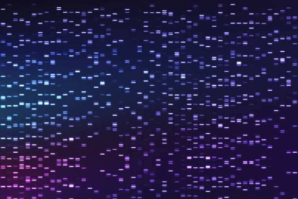 conceito de análise de dna. antecedentes da sequência do genoma. - image sequence - fotografias e filmes do acervo