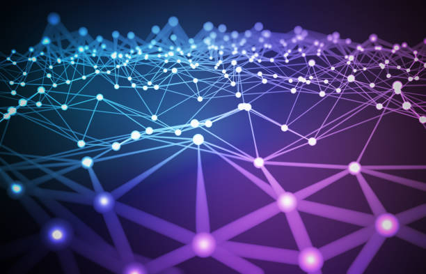 istock Connected network concept. 3D rendered illustration of abstract structure background. 845814244