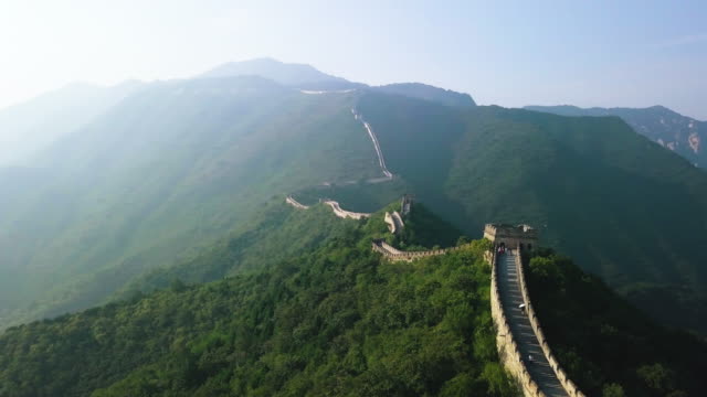 Great Wall of China Aerial View