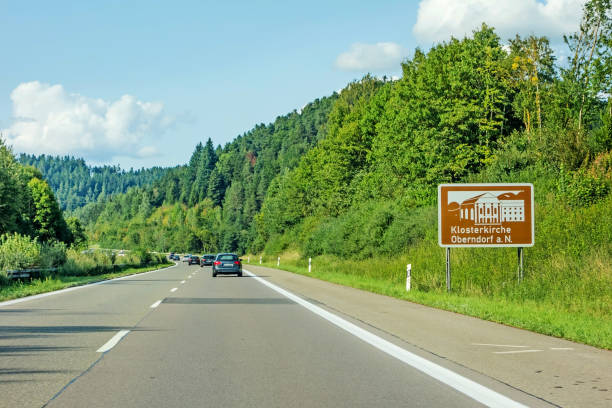 road sign abbey Oberndorf a.N. \