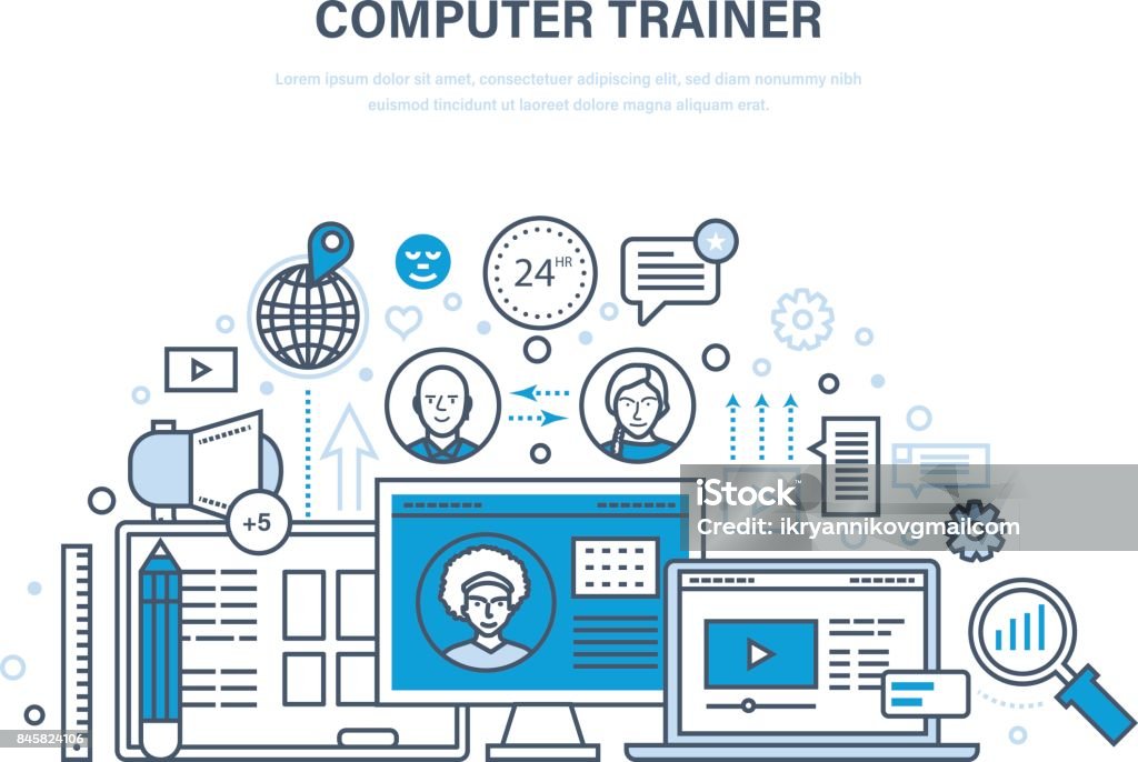 Computer Trainer Personal Trainer Online Distance Learning Knowledge ...