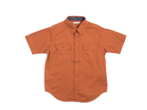 camicia a maniche corte per bambini - short sleeve shirt foto e immagini stock
