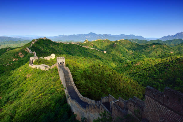 istock Aerial View of the Great Wall, China 845825814