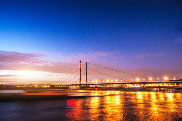 istock blue sky over night city 845828898