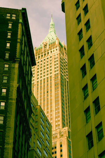 Vintage skyscraper in New York City