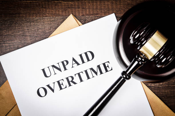 istock Unpaid Overtime title On Legal Documents 845835634
