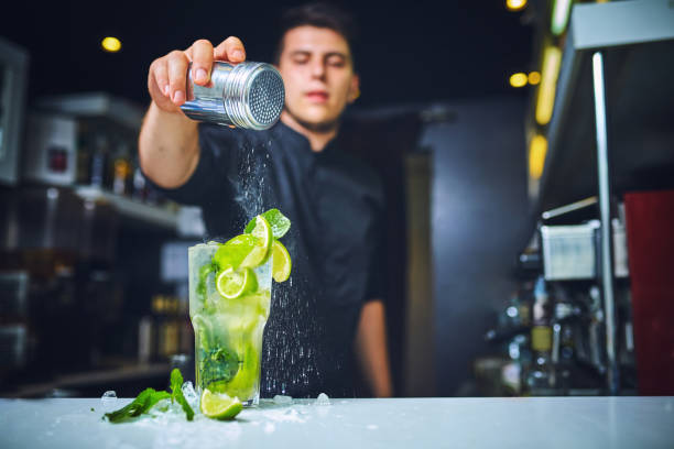 istock Preparation of mojitos in a bar . 845837274