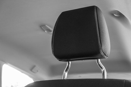 Headrest in a car