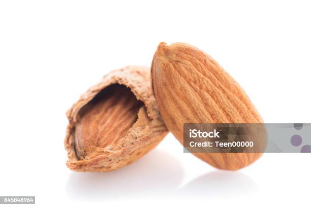 Almondsnut Shell Almonds Nut With Shell Isolated On White Stock Photo - Download Image ...