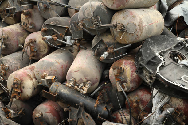 istock Pile of air tank 845848984