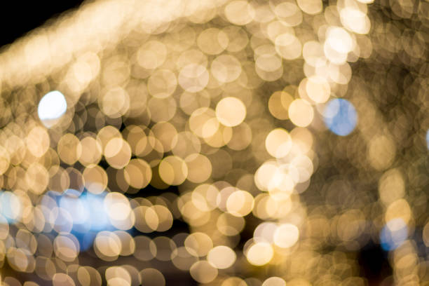 istock Abstract circles of bright lights 845849098