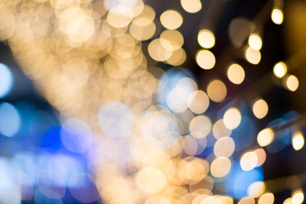 istock Abstract circles of bright lights 845849130