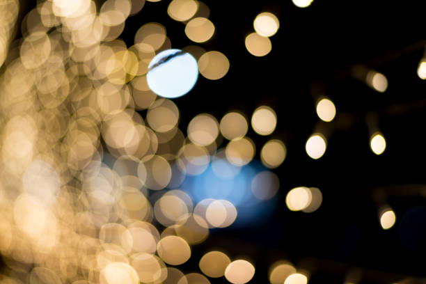 istock Abstract circles of bright lights 845849134