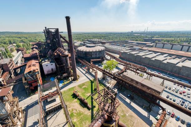 istock Old steel factory Vitkovice 845858902