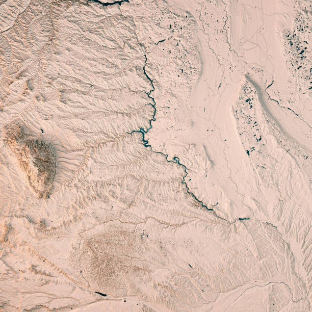 istock South Dakota State USA 3D Render Topographic Map Neutral 845860510