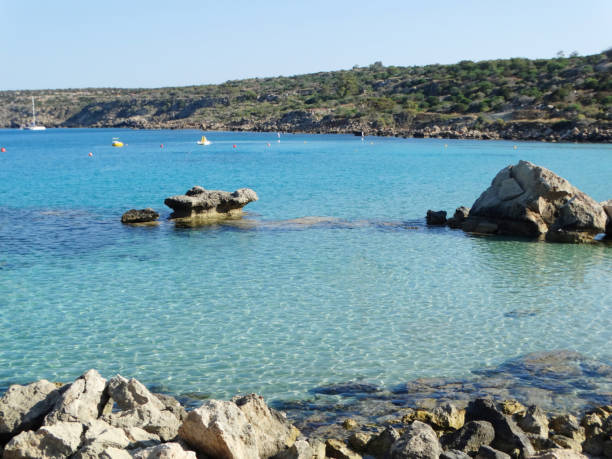 istock beach coast landscape mediterranean sea Cyprus island 845873904
