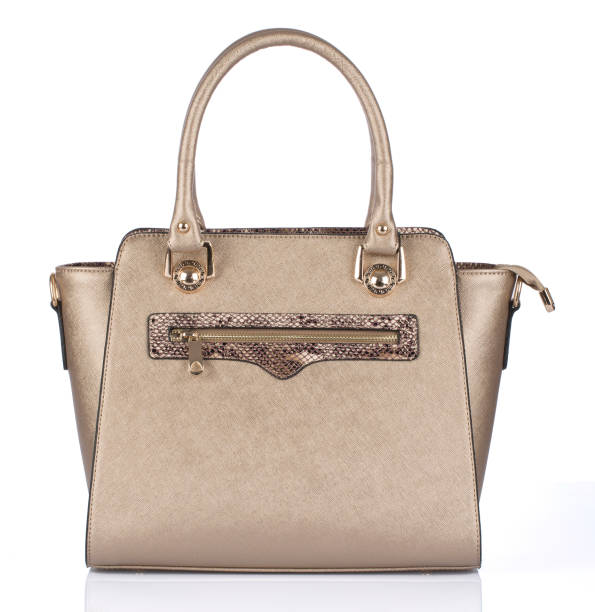 istock Woman beige handbag 845873936