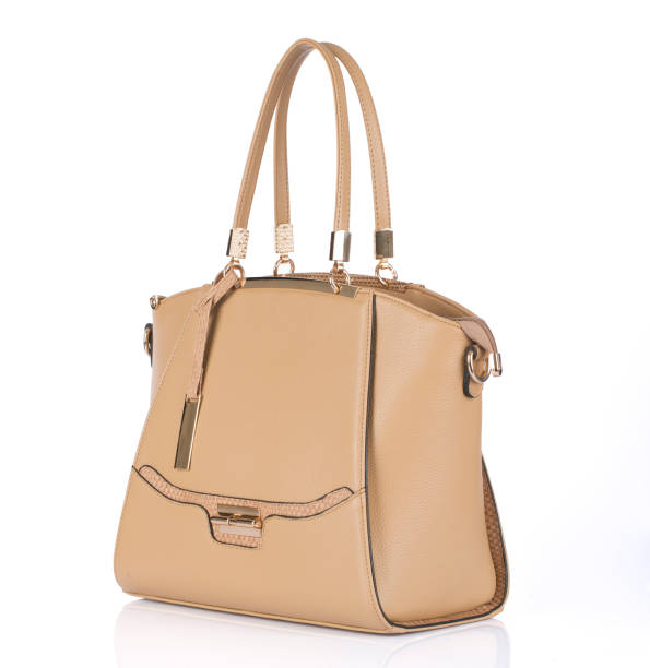 istock Woman beige handbag 845873992
