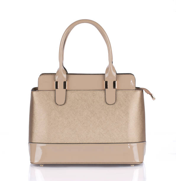 istock Woman beige handbag 845874088