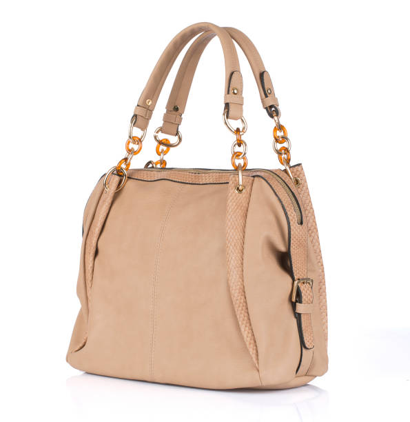 istock Woman beige handbag 845874116