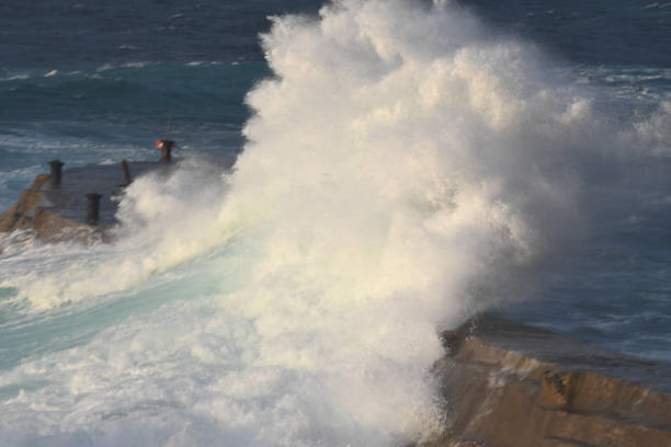 istock crashing waves in a cornwall storm over the Atlantic 845877728