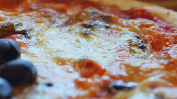 istock Close up of a pizza on the table. Restaurant 845884856