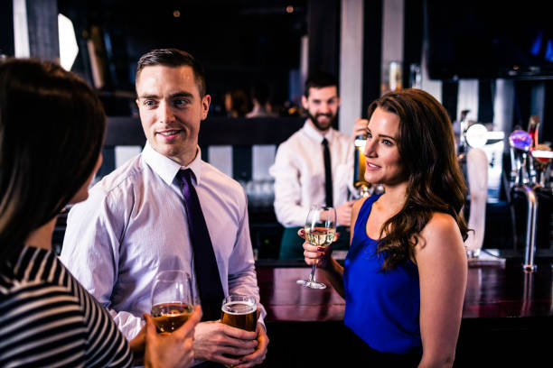 istock Friends talking and having a drink 845888714