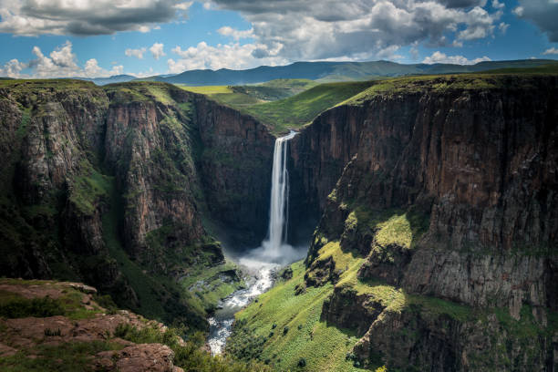 maletsunyane falls - south africa fotografías e imágenes de stock