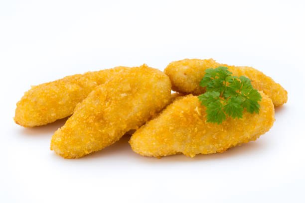 istock Nugget chiken on the white background. 845911448