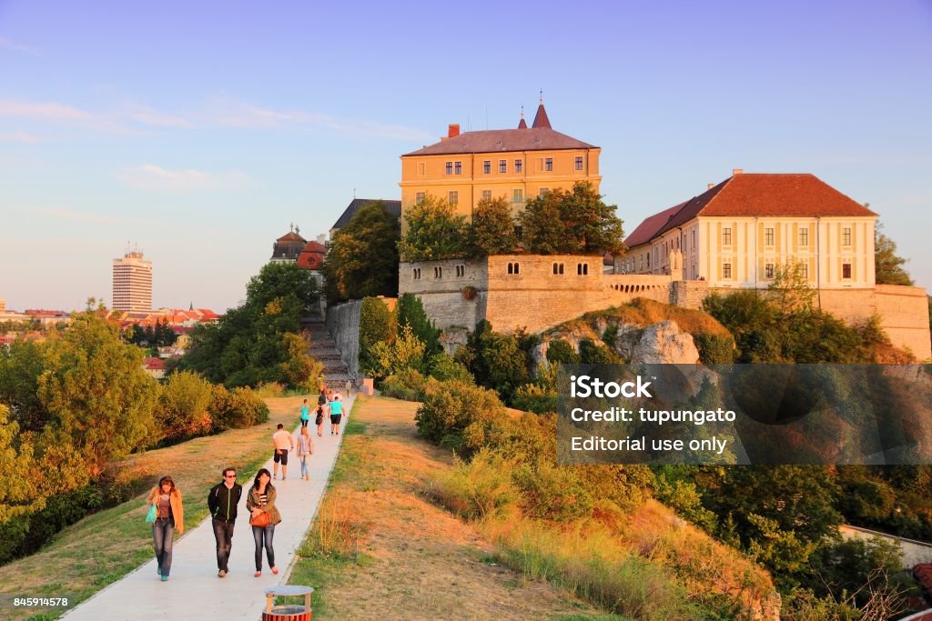 Veszprem, Hungary Veszprem: People visit Veszprem, Hungary. Veszprem is the 16th most populous town in Hungary (60,788 people) and one of the oldest. Veszprém Stock Photo