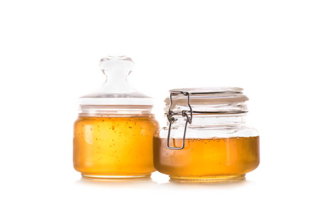 istock fresh honey in glass jars 845915204