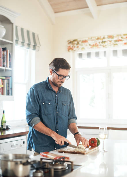 istock Nothing he loves more than a good home cooked meal 845922156