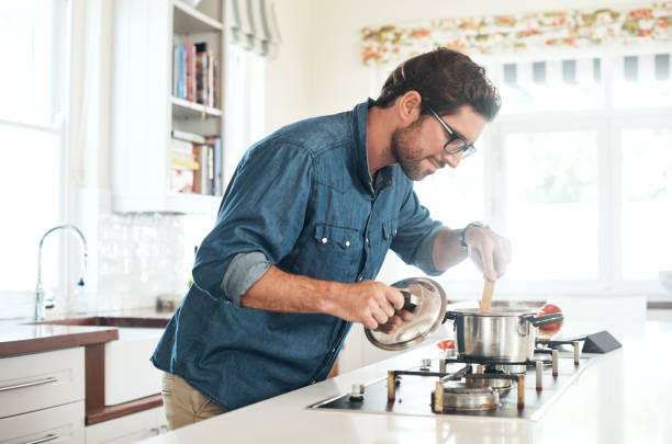 istock He puts heart into every home cooked meal 845922198