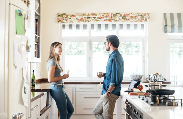 istock Winding down after work as husband and wife 845922250